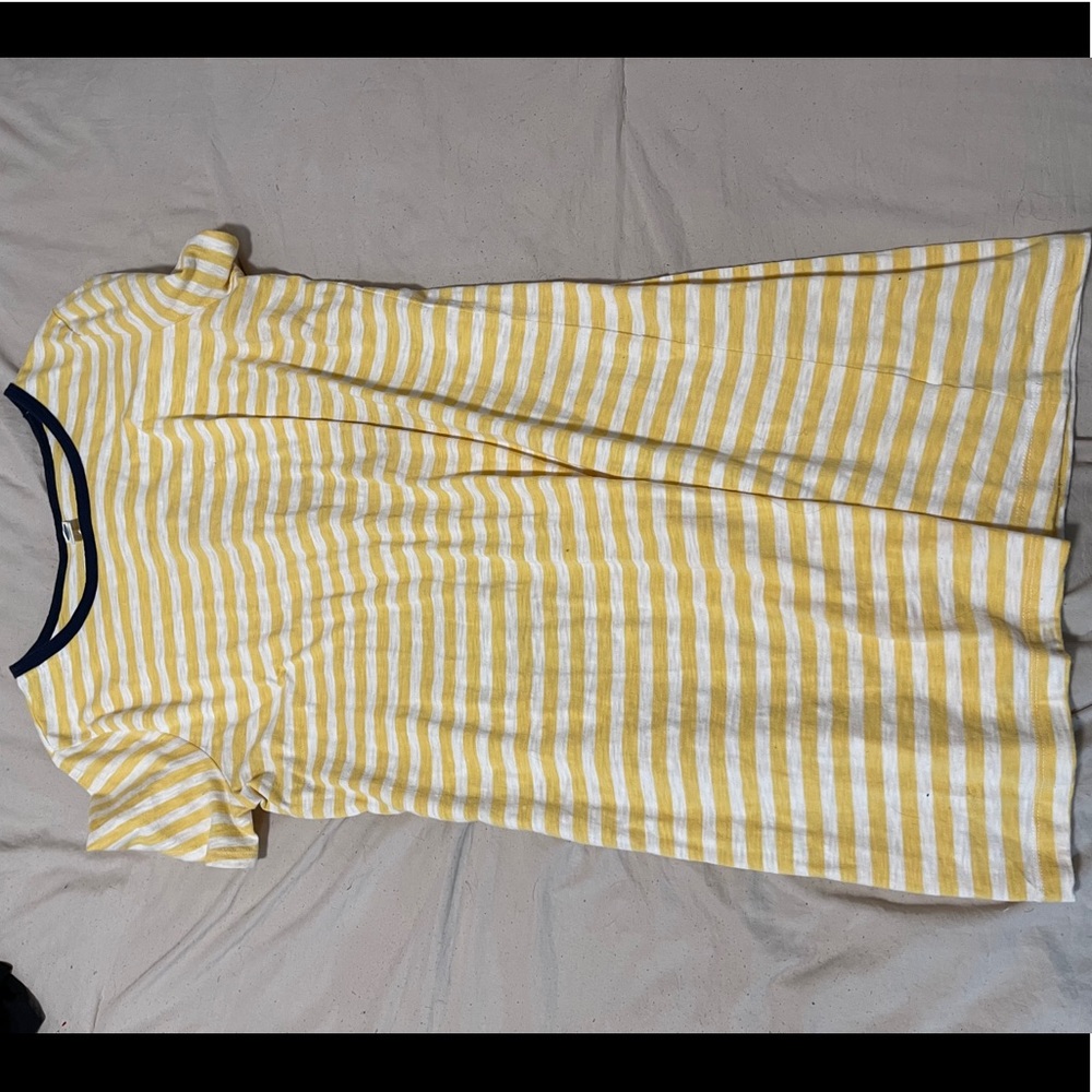 striped t shirt dresses